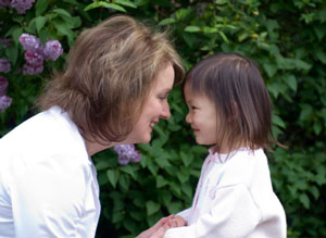 mother and daughter